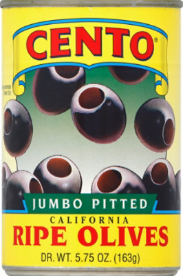 Cento Regular Jumbo Pitted Capri Olives - 5.75 Oz - Image 2