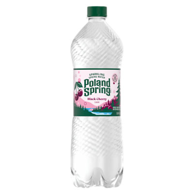 Poland Spring Black Cherry Sparkling Water Bottle - 33.8 Fl. Oz