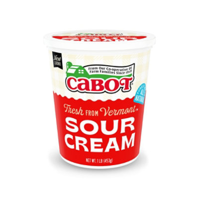 Cabot Sour Cream - 1 Lb - Image 1