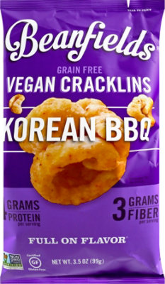 Beanfields Cracklins Vegan Grain Free Korean BBQ - 3.5 Oz - Image 2