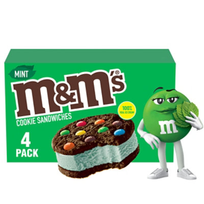 M&M New Flavor Chocolate Candy Sharing Size Pack (Mint)