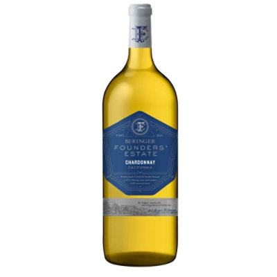 Beringer Founders Estate Chardonnay White Wine - 1.5 Liter - Image 1
