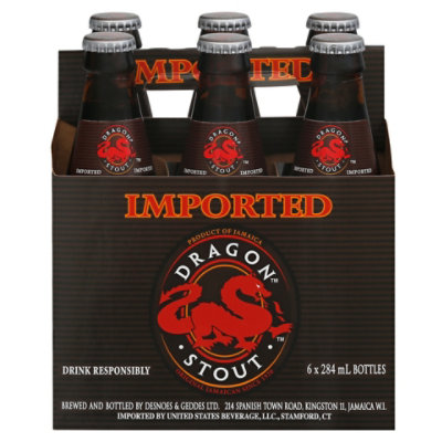 Dragon Stout 6 Count Long Neck Bottles - 6-9.6 FZ - acmemarkets