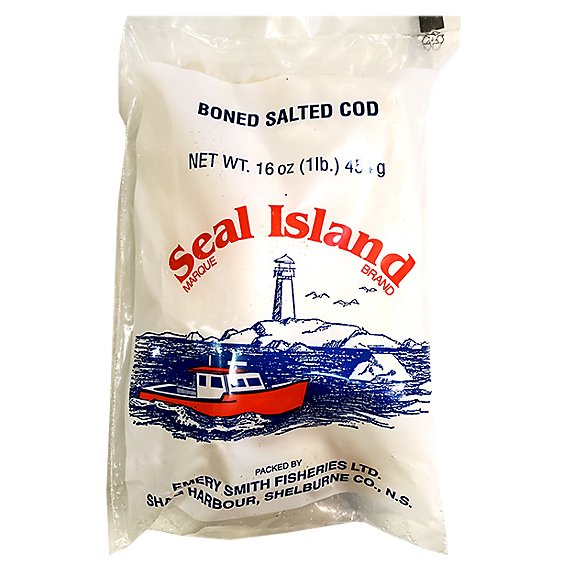 Seal Island Boned Salted Cod - 16 OZ