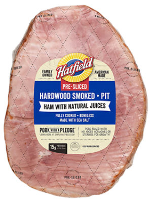 Hatfield Pit Ham Pre-Sliced Boneless - 5 Lb - Image 1
