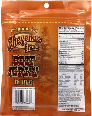 Cheyenne Teriyaki Beef Jerky - 2.75 OZ - Image 5