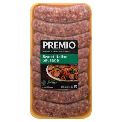 Hot Italian Turkey Sausage - Premio Foods