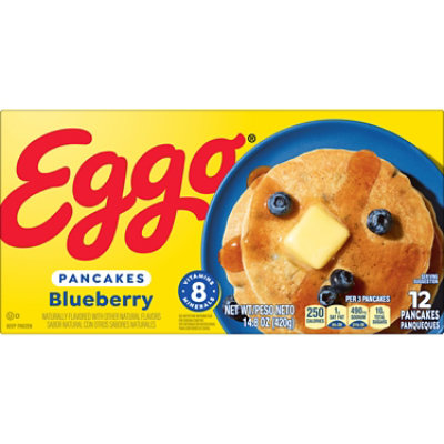 Eggo Frozen Pancakes Blueberry Frozen Breakfast 12 Count - 14.8 Oz - Image 8