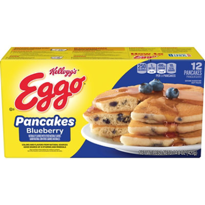 Eggo Frozen Pancakes Easy Breakfast Blueberry - 14.8 Oz - Image 1