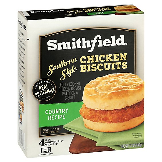 Smithfield Breakfast Sandwich-chicken Biscuits - 12 OZ