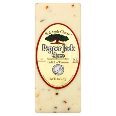 Red Apple Cheese Pepper Jack - 8 OZ - Image 1