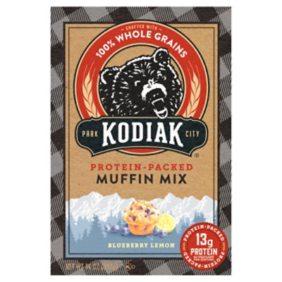 Kodiak Blueberry Lemon Muffin Mix Box - 14 Oz - Image 3