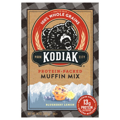 Kodiak Blueberry Lemon Muffin Mix Box - 14 Oz - Image 1