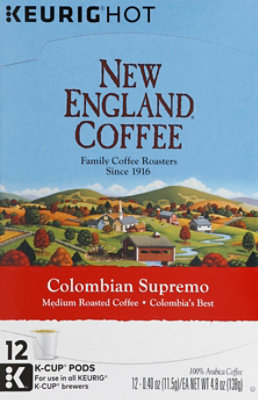 New England Coffee Columbian Supreme Kcup - 12 CT - Image 2