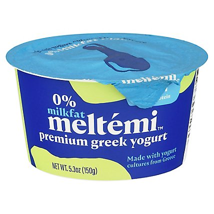 Meltemi Plain 0% Milkfat Greek Yogurt - 5.3 Oz - Image 1