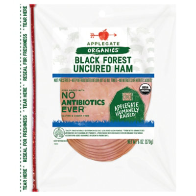 Applegate Farms Organic Black Forest Ham Organic - 6 OZ