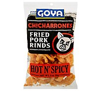 Goya Chicarrones Hot Spicy - 3 OZ