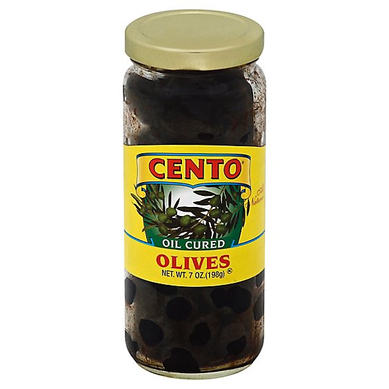 Cento Oil Cured Olives - 7 Oz