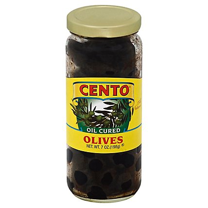 Cento Oil Cured Olives - 7 Oz - Image 1