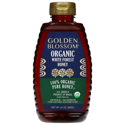 Golden Blossom White Forest Organic Honey - 24 OZ