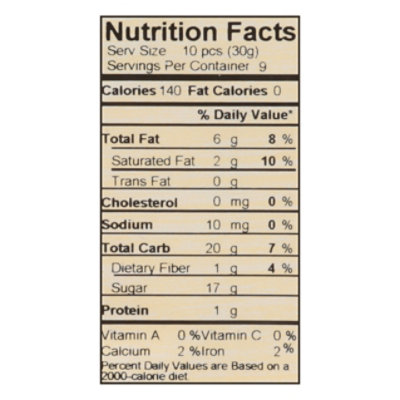 Natures Garden Raisins Milk Chocolate - 9 OZ - Image 4