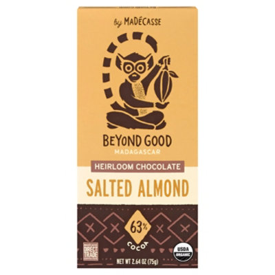 Madecasse Chocolate Bar Salted Almond - 2.64 OZ - Image 3