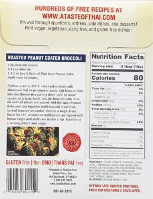 A Taste of Thai Specialty Food Peanut Bake Spicy - 3.5 OZ - Image 6