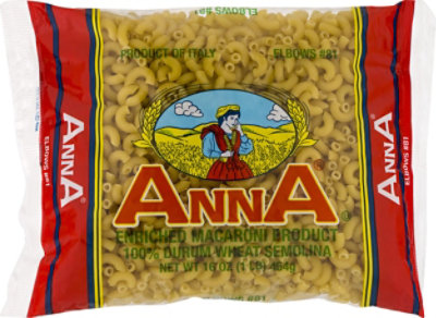 Anna Pasta Elbows No. 81 - 16 Oz - Image 1