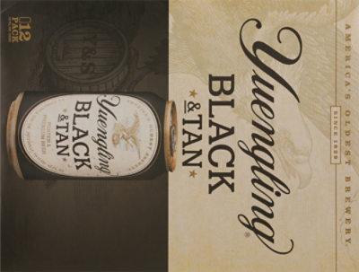 Yuengling Beer Lager Porter Tan  Black - 12-12 FZ - Image 4