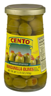 Cento Regular Manzanilla Spanish Stuffed Olives - 5.75 Oz - Image 3