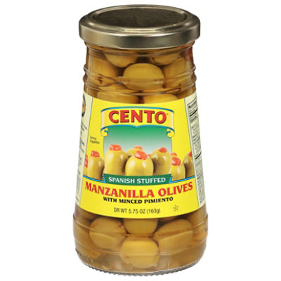 Cento Regular Manzanilla Spanish Stuffed Olives - 5.75 Oz - Image 1