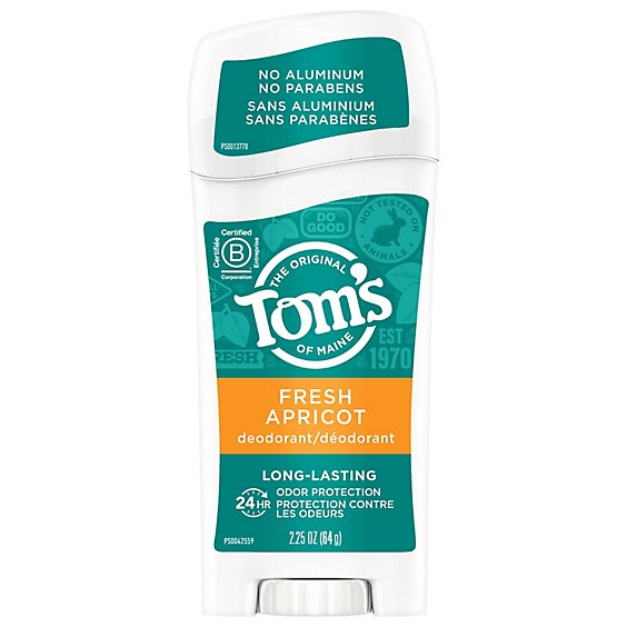 Toms Of M Deod Stk Apricot Lng Lstng - 2.25 OZ