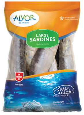 Alvor Sardines Large - 28 OZ - Image 1