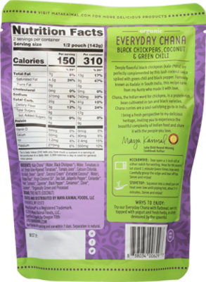 Maya Kaimal Everyday Chana Grn Chili - 10 OZ - Image 6