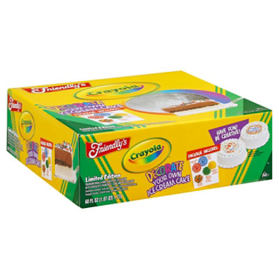 Friendly's Strawberry Krunch Vanilla Flavored And Strawberry Ice Cream Cake - 40 Fl. Oz.