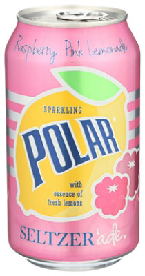 Polar Soda Lemonade Pink Raspberry - 12 FZ - Image 1