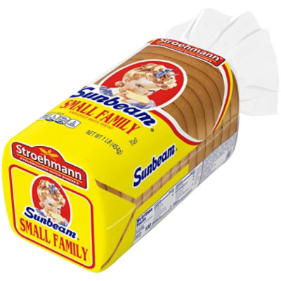 Sunbeam Stroehmann Small Family White Bread - 16 Oz - Image 2