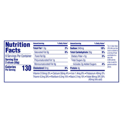 Sunbeam Stroehmann Small Family White Bread - 16 Oz - Image 3