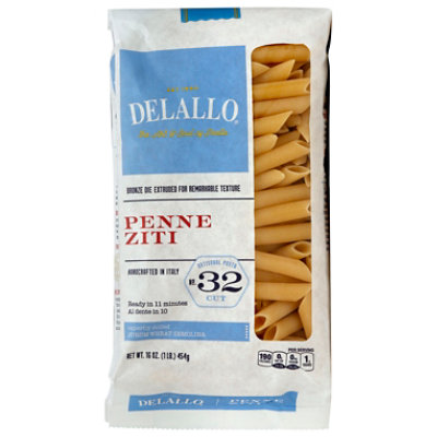 DeLallo Penne Ziti Mostaccio Pasta - 16 Oz - Image 1