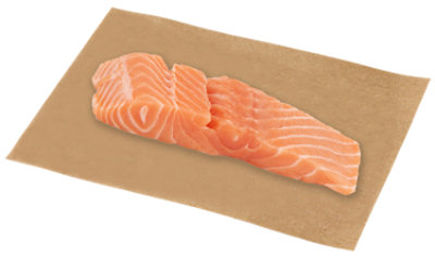 Salmon Portion Min 5oz Skin Off - 1 Lb - Image 1