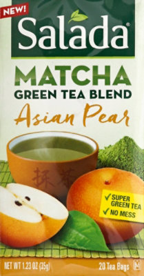 Salada Tea Pear Asian Matcha Bags 20ct - 20 CT - Image 2