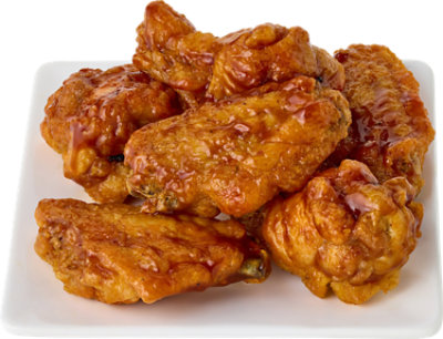 BBQ Bone-In Chicken Wings Hot - 6 Count - Image 1