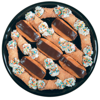 Bakery Platter Mini Cannoli & Eclair - Each - Image 1