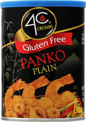 4C Foods Gluten Free Panko Plain Crumbs Can - 6 OZ - Image 2