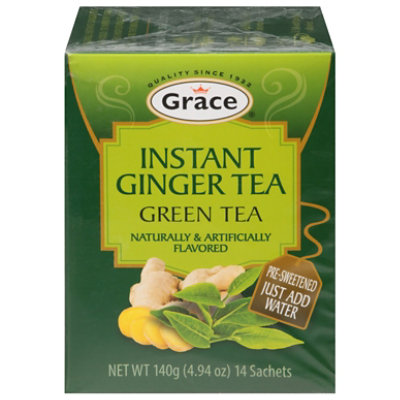 Grace Instant Ginger Green Tea 14 CT Safeway