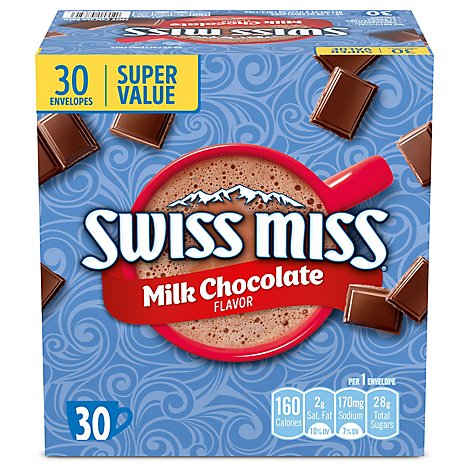 Swiss Miss Hot Cocoa Mix Milk Chocolate Envelopes - 41.4 OZ