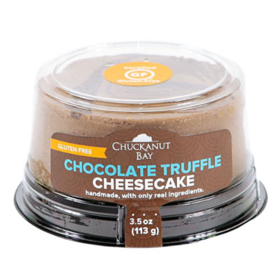 Chuckanut Bay Chocolate Truffle Cheesecake Gluten Free - 3.5 Oz - Image 1