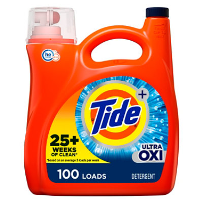 Tide Plus Ultra Oxi Laundry Detergent Liquid - 154 Fl. Oz.