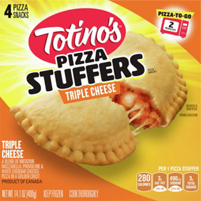 Totino's Triple Cheese Pizza Stuffers 4 Count - 14.1 OZ - Image 6