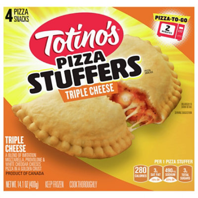 Totino's Triple Cheese Pizza Stuffers 4 Count - 14.1 OZ